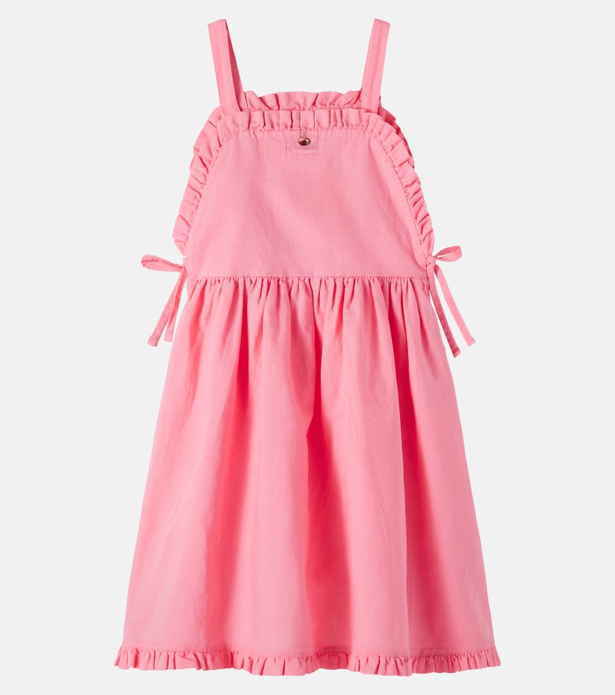  Cozmo Cozmo Besticktes Kleid Dalina Aus Leinen Und Baumwolle 