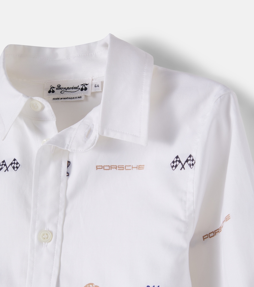  Bonpoint Bonpoint X porsche Hemd Daho Aus Baumwoll-jacquard 