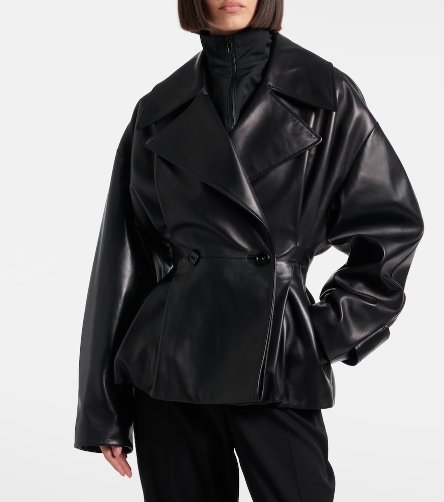 Balenciaga Double-breasted leather jacket