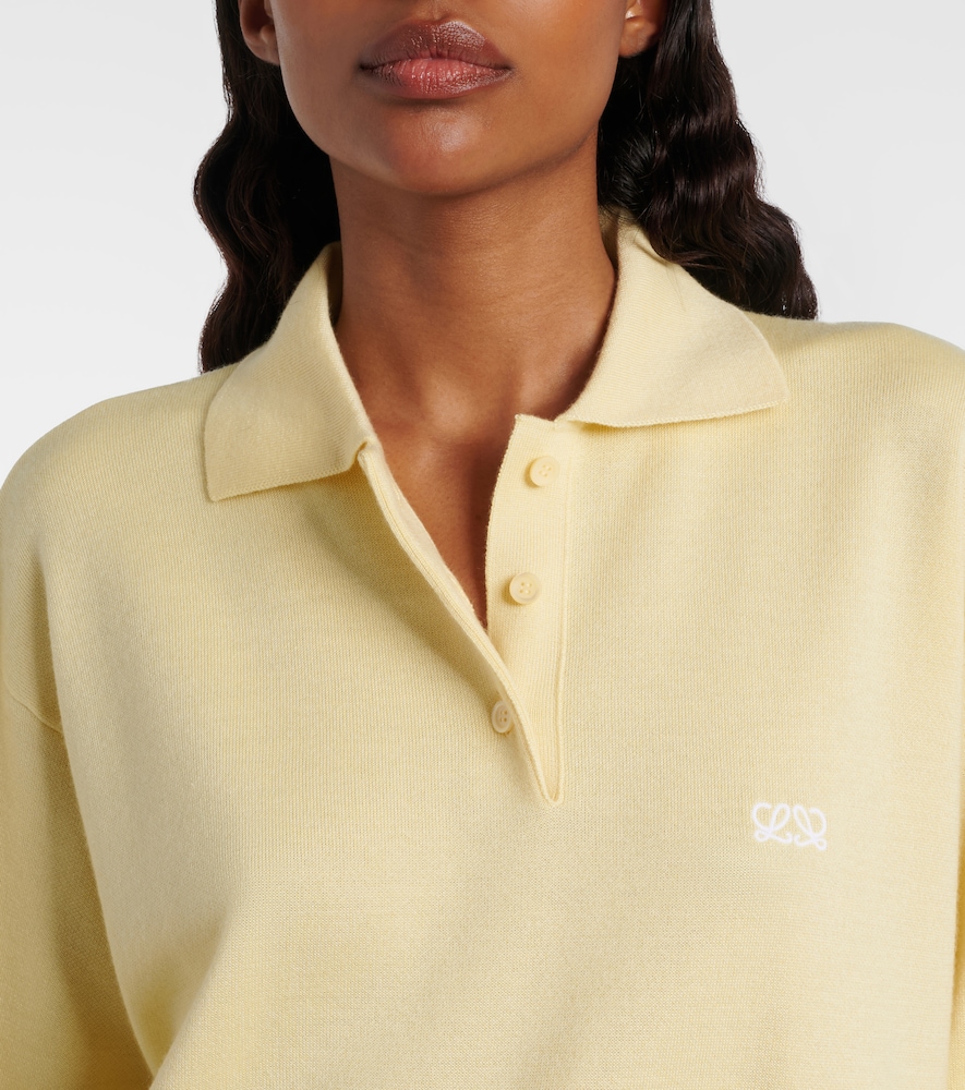  Loewe Loewe Polopullover Double L Aus Einem Kaschmirgemisch 
