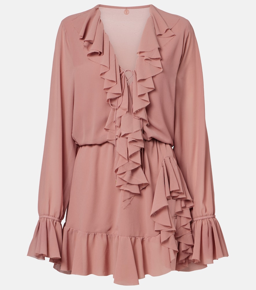 Abito corto Bellen con volant