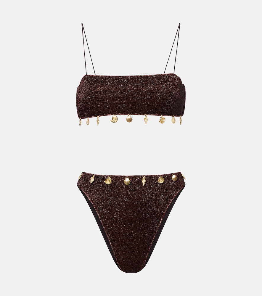 Oseree Oséree Lumière embellished bikini