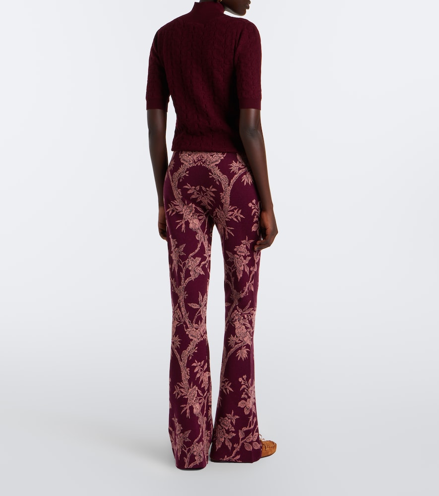 Etro Wool-blend jacquard flared pants | Thumbnail 3 Etro Wool-blend jacquard flared pants | Thumbnail 3