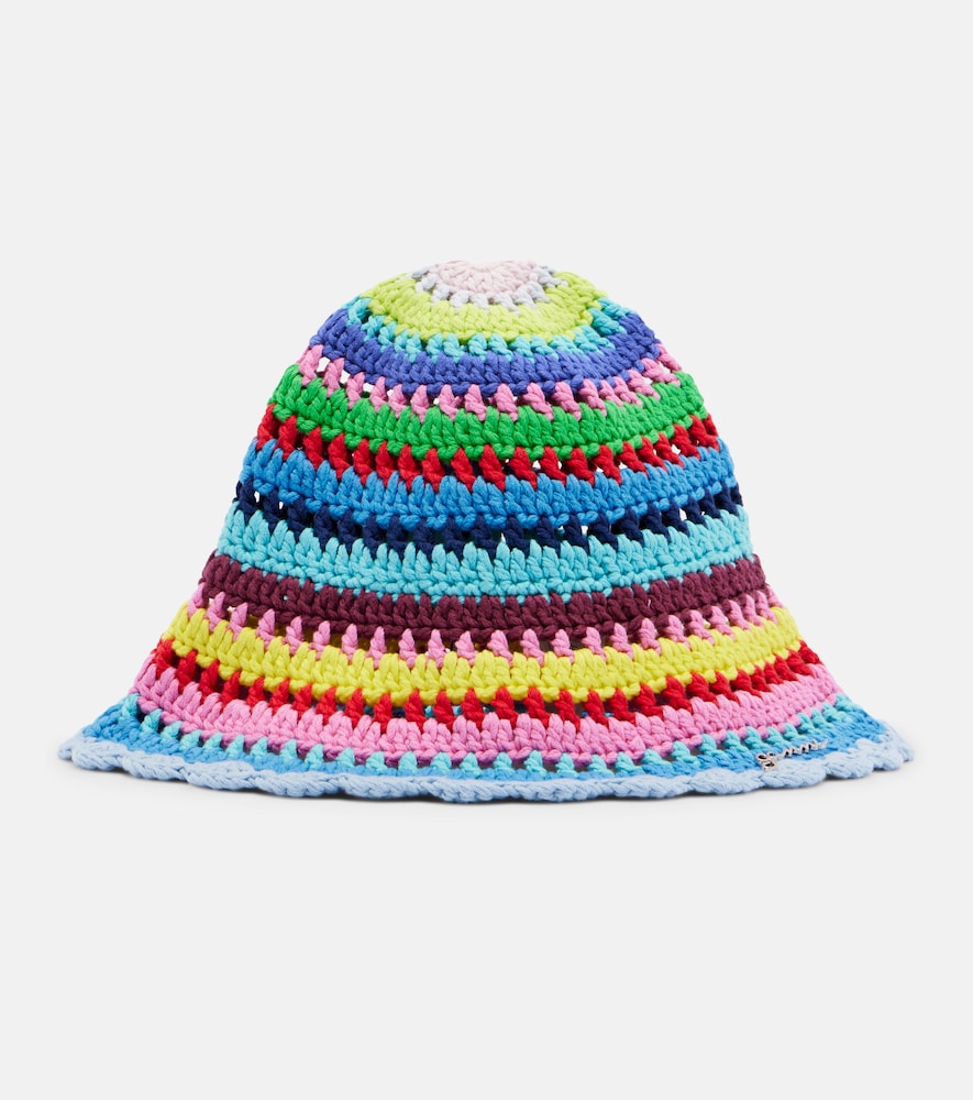 Ganni Crochet cotton bucket hat | Thumbnail 5