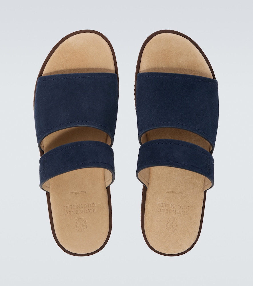  Brunello Cucinelli Brunello Cucinelli Sandalen Aus Veloursleder 
