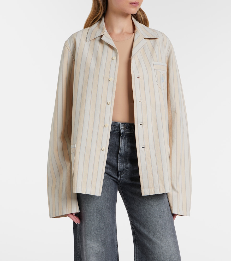 Maison Margiela Striped cotton shirt