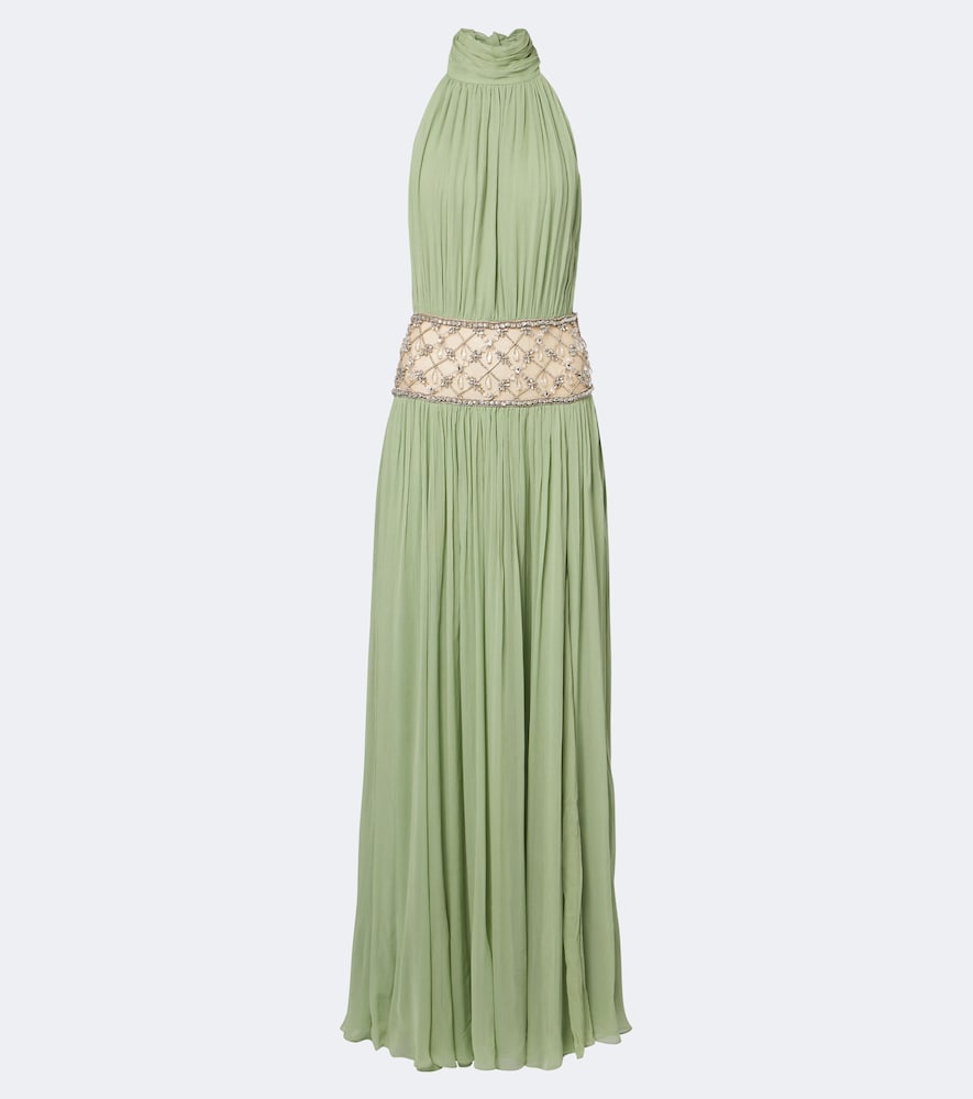Retrofête Verziertes Maxikleid Kreeli