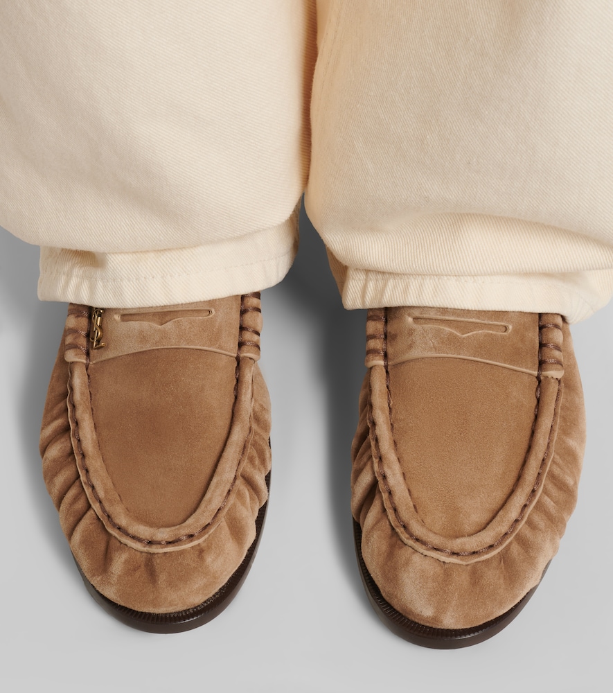 Le Loafer Suede Penny Loafers