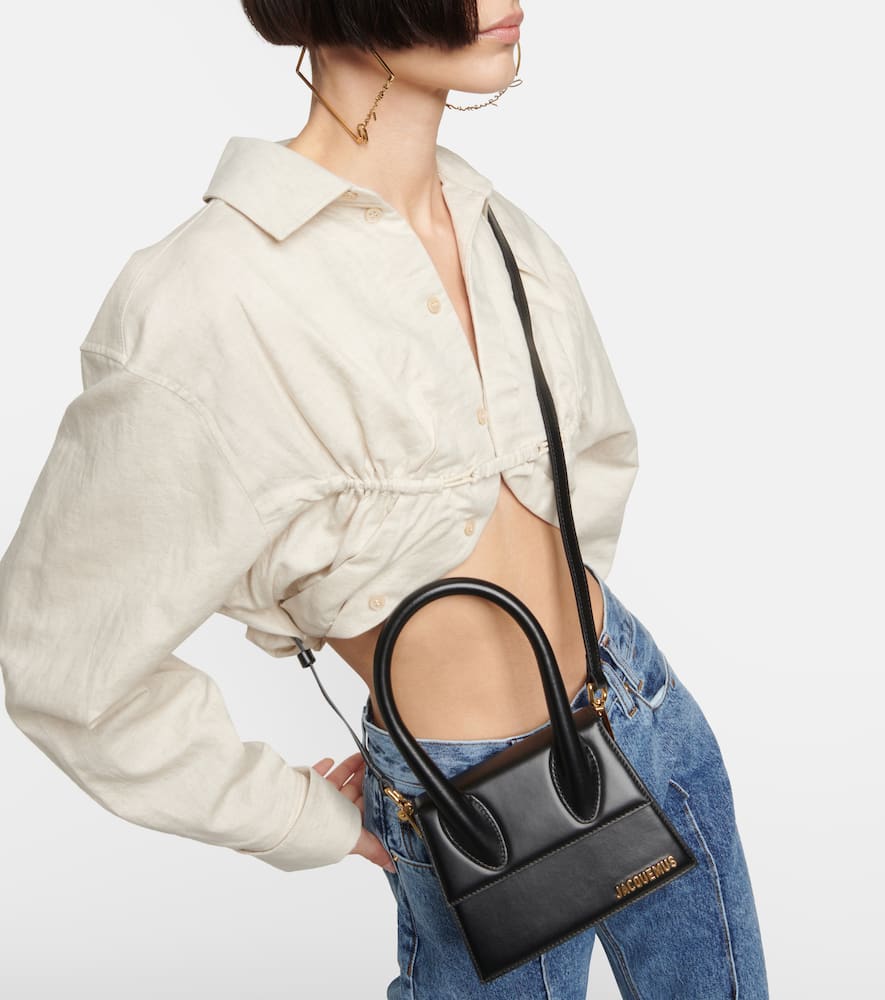 Le Chiquito Moyen leather tote bag