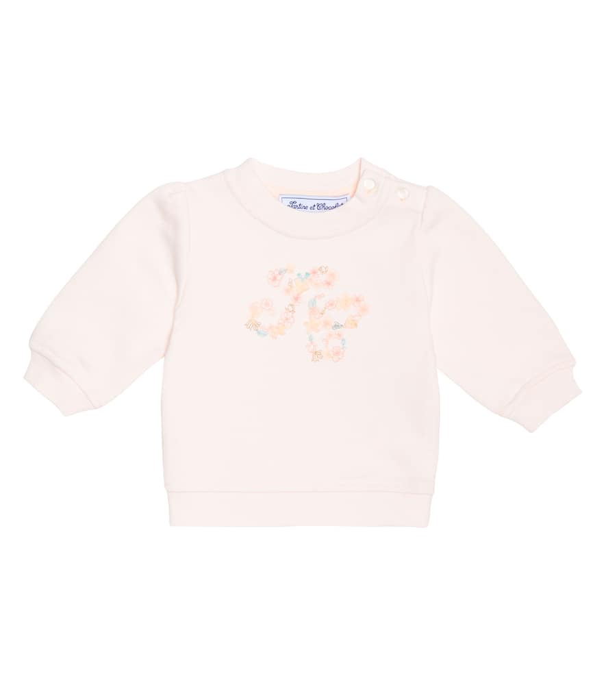 Tartine et Chocolat Baby logo cotton jersey sweatshirt