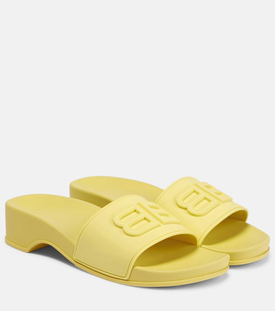 Balenciaga Logo rubber slides