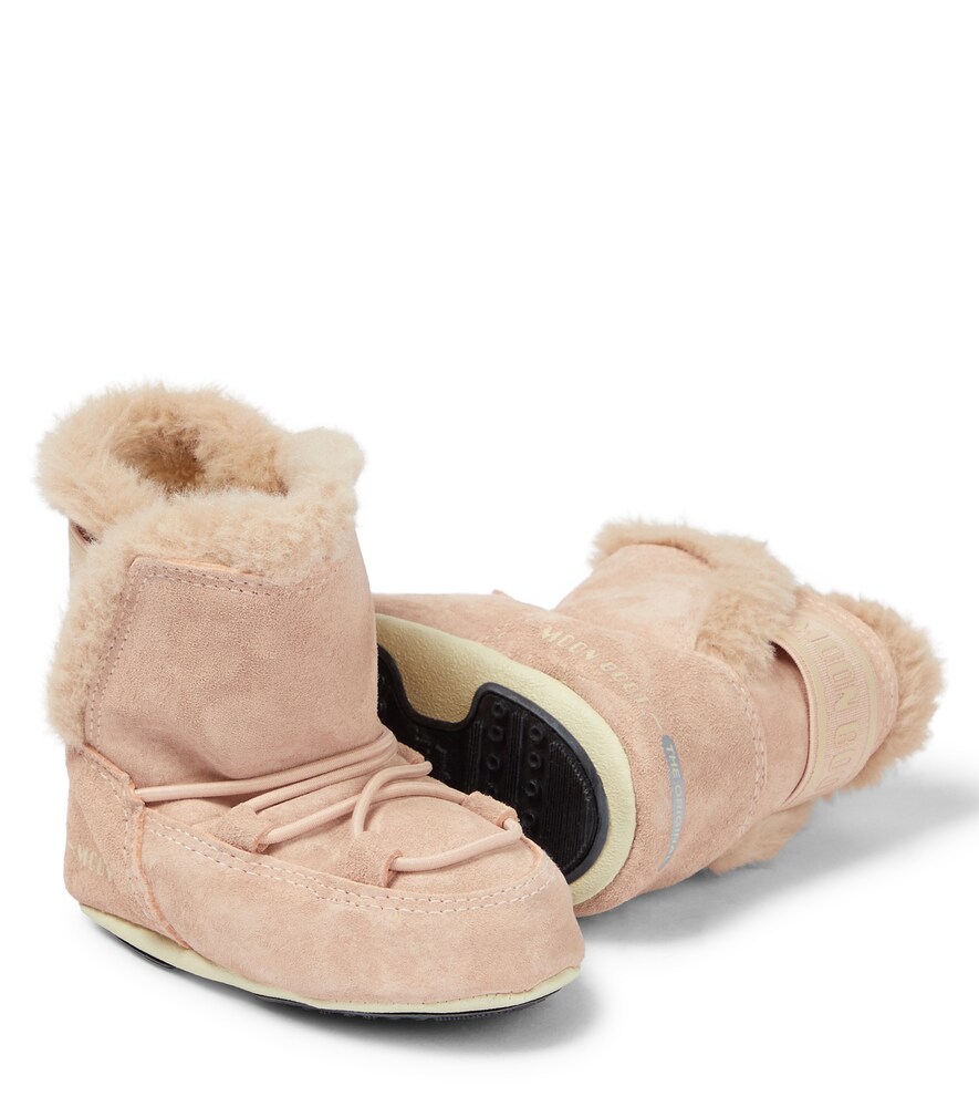  Moon Boot Kids Moon Boot Kids Baby Crib Suede Snow Boots 