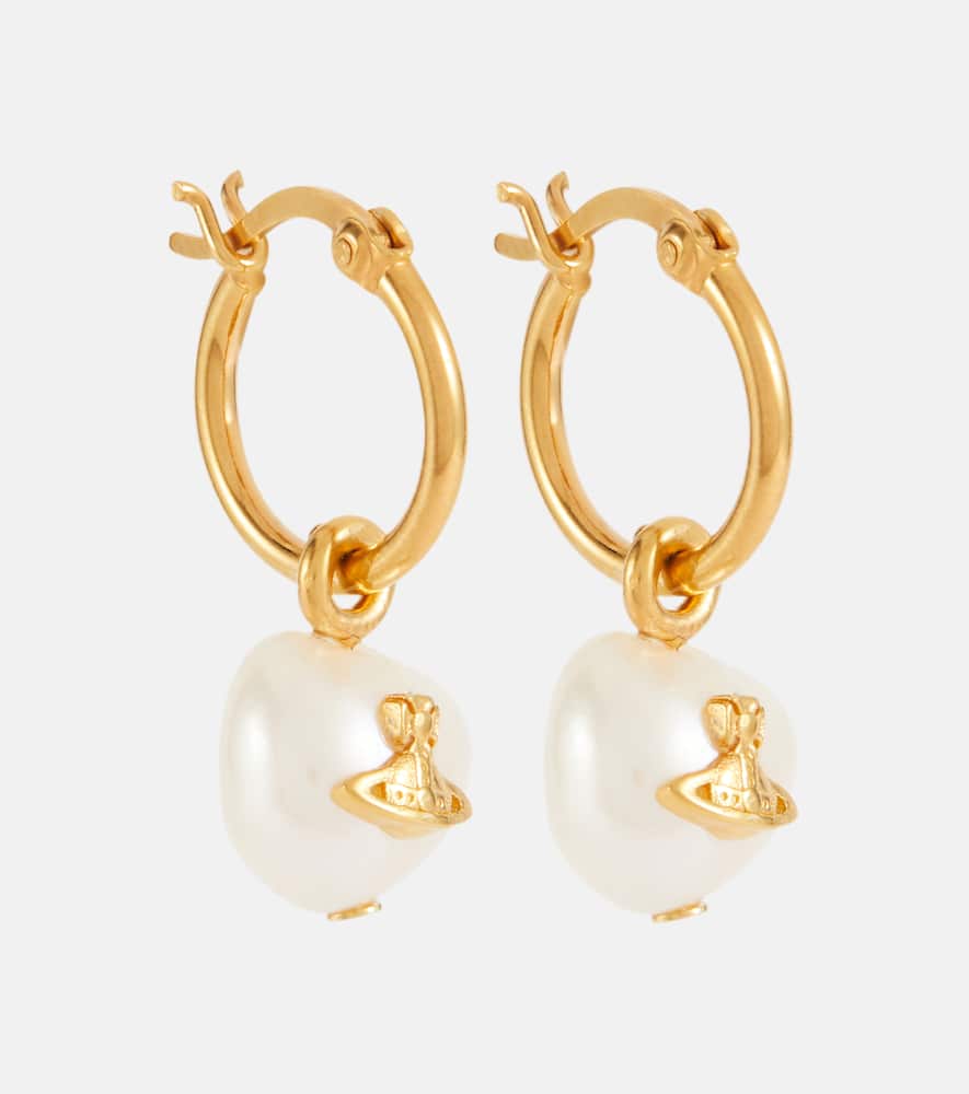 Vivienne Westwood Azul silver hoop earrings