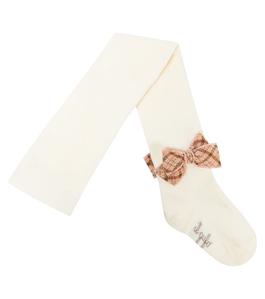 Il Gufo Baby embellished cotton-blend tights