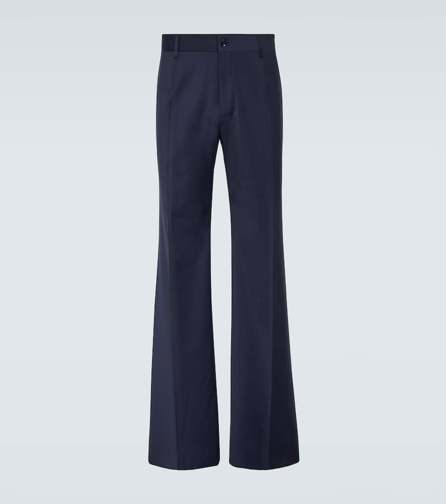 Dolce & Gabbana Flared Pants In Blue