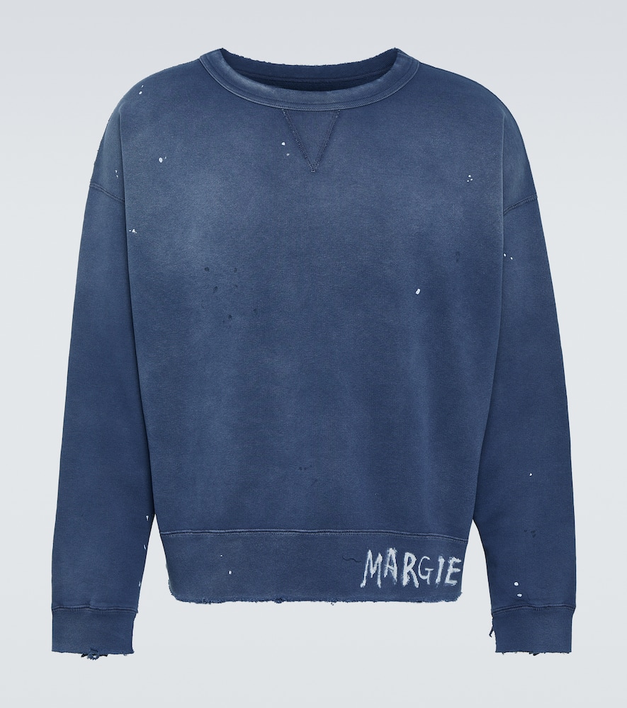 Printed cotton jersey sweatshirt