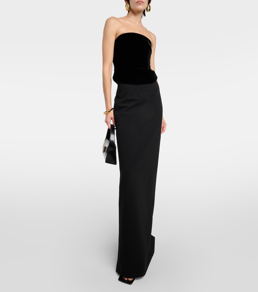  Wardrobe.nyc Wardrobe.nyc Velvet Tube Top 