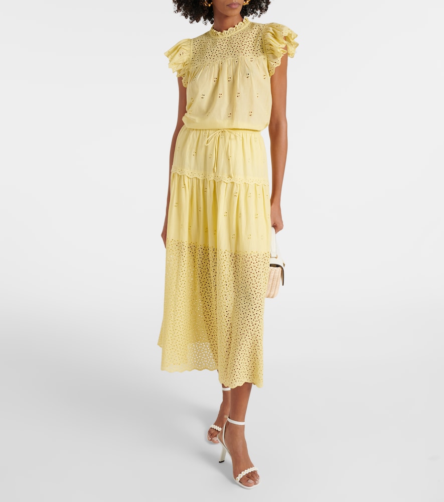  Ulla Johnson Ulla Johnson Top Kassi Aus Baumwoll-voile 