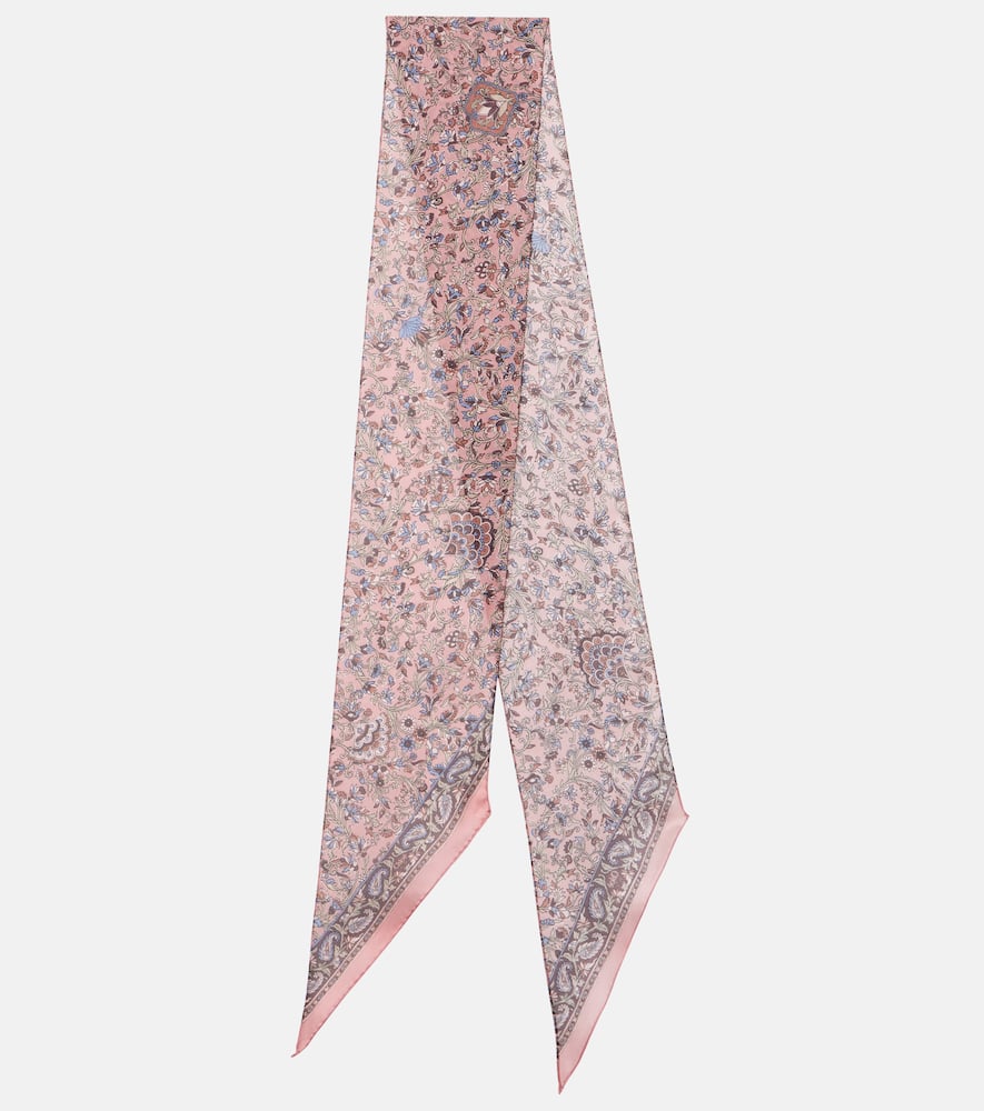 Chloé Paisley silk charmeuse scarf