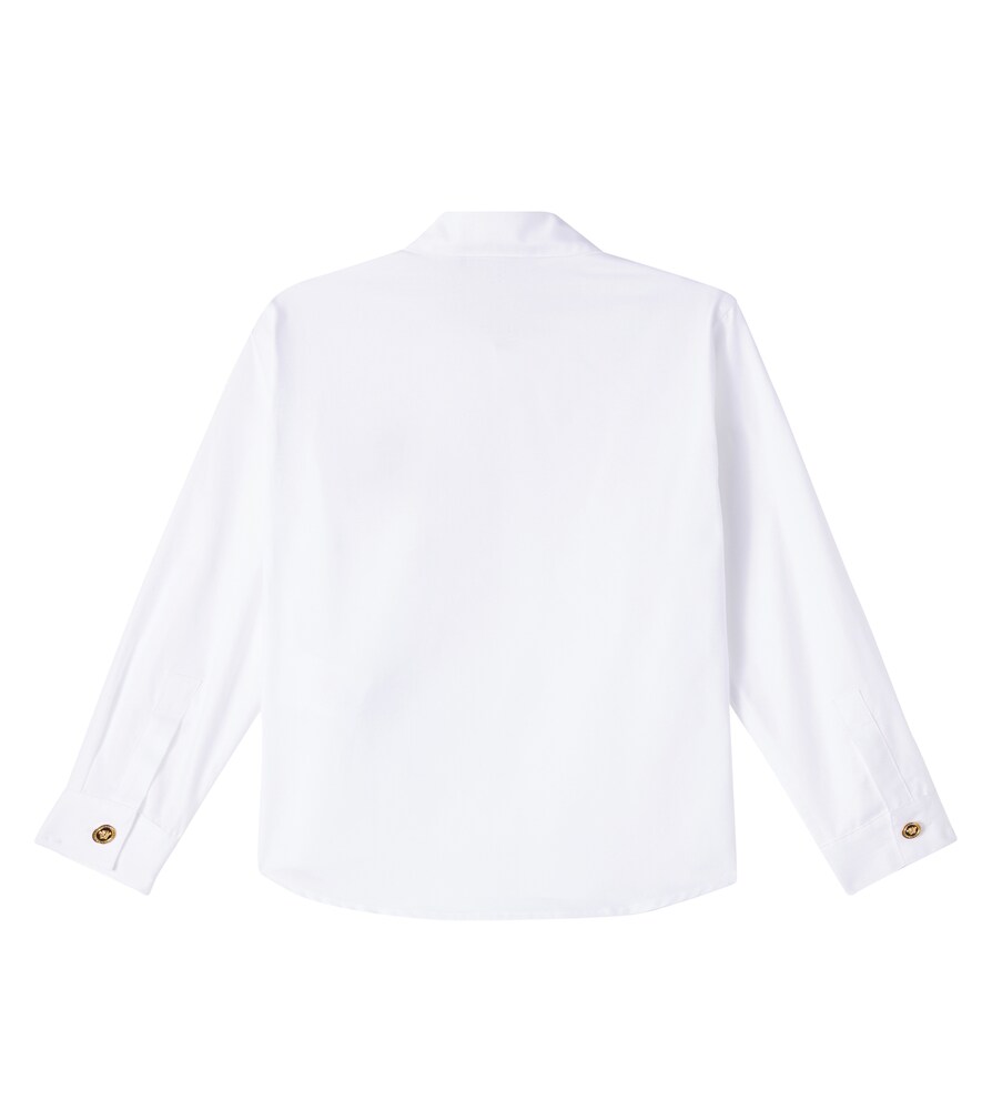  Versace Kids Versace Kids Oxford-hemd Barocco Crown Aus Baumwolle 