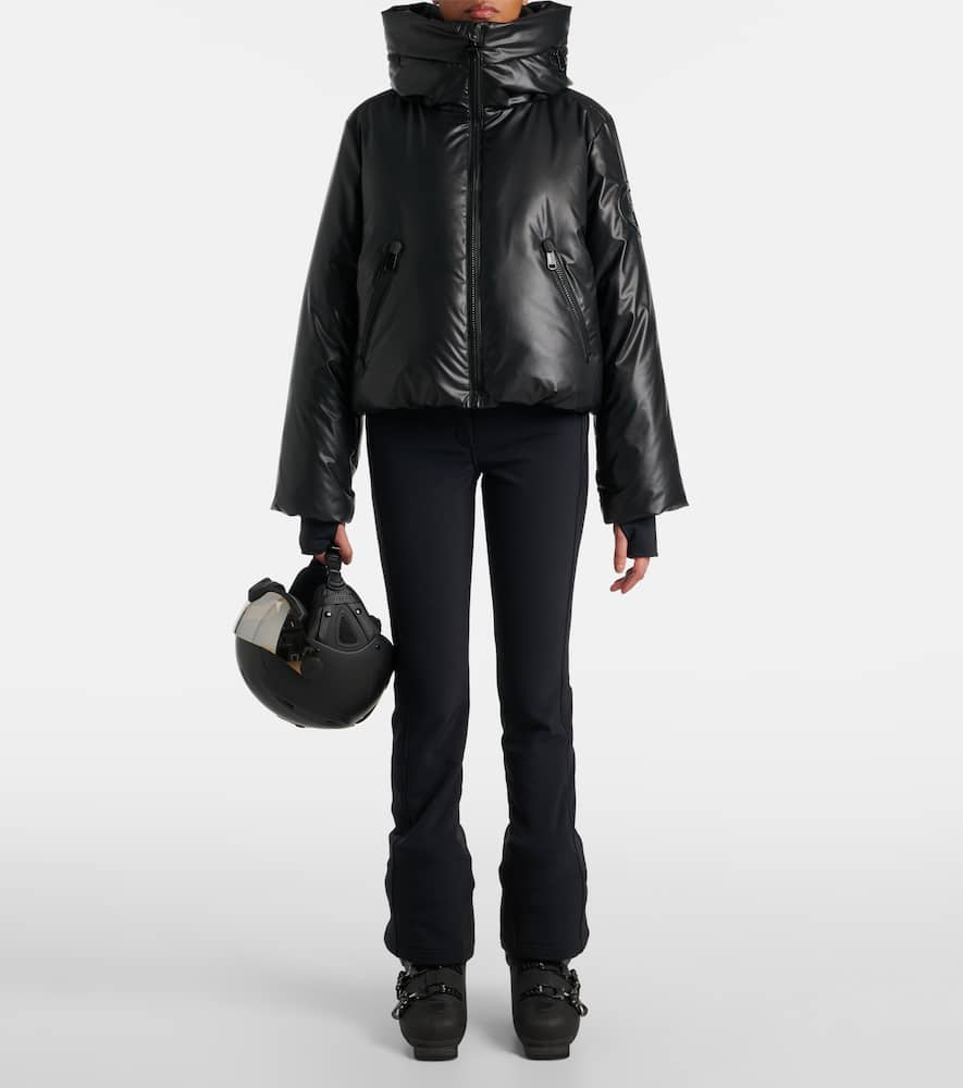 Goldbergh Nero Down Ski Jacket In Black