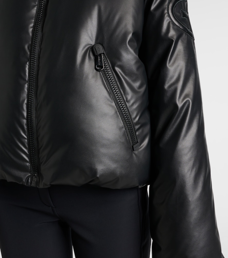 Goldbergh Nero Down Ski Jacket In Black
