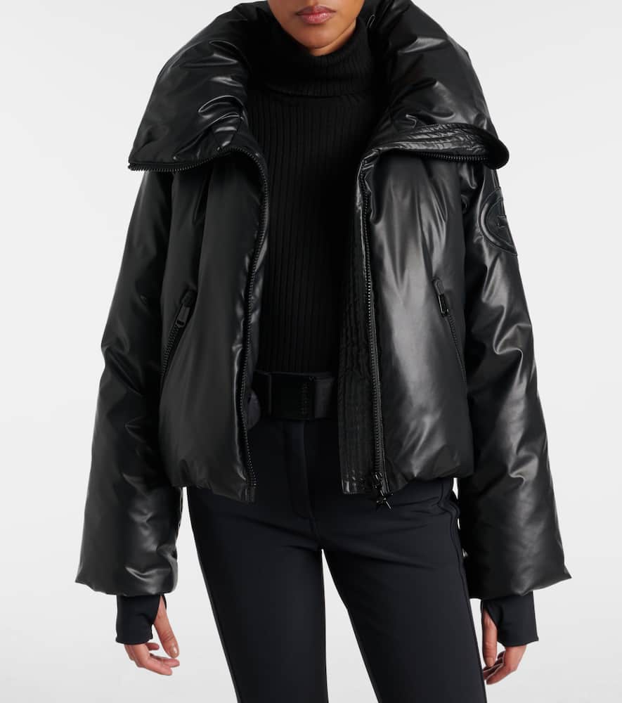 Goldbergh Nero Down Ski Jacket In Black