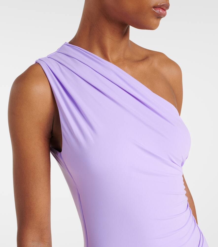 Melissa Odabash Arizona One-shoulder Swimsuit In Purple
