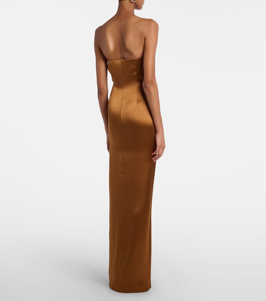  Galvan Galvan Robe Aus Satin 