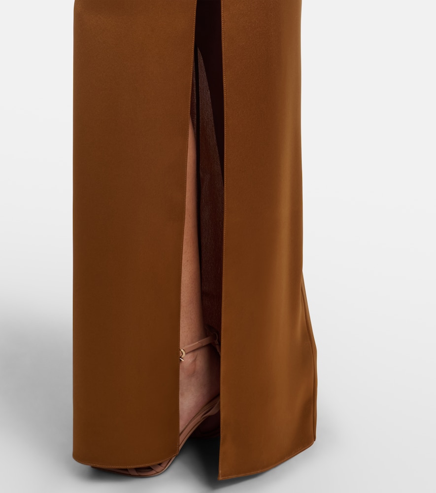 Galvan Galvan Robe Aus Satin 