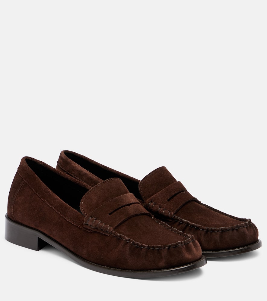 Dylan suede penny loafers