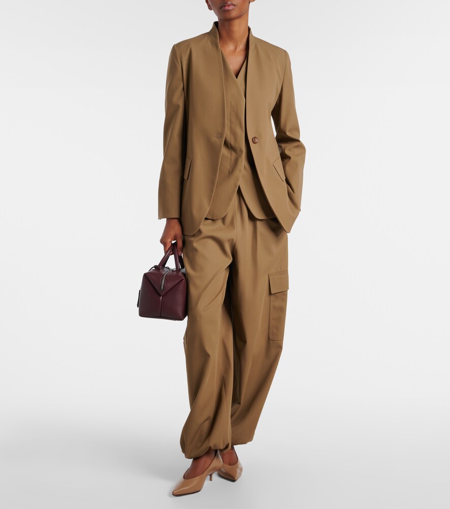Max Mara Segnale cotton twill blazer