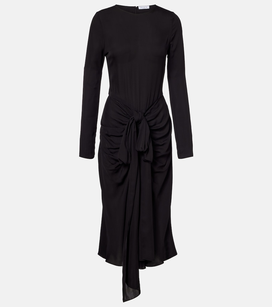 Alaia Alaïa Gathered midi dress