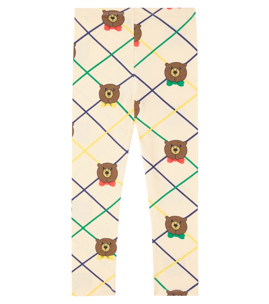  Mini Rodini Mini Rodini Printed Cotton-blend Jersey Leggings 