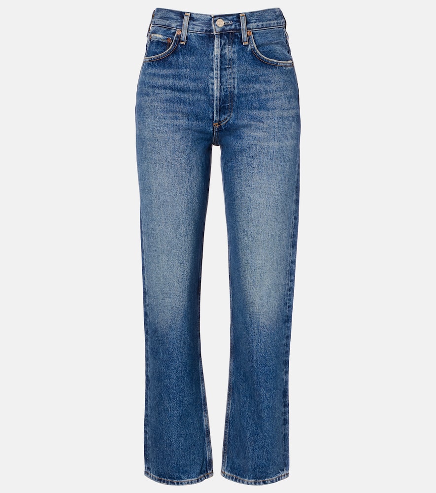 Agolde ‘90s Mid-rise Straight Jeans In Blue