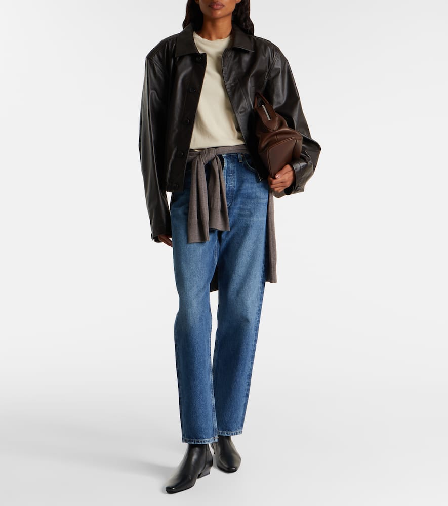 Agolde ‘90s Mid-rise Straight Jeans In Blue
