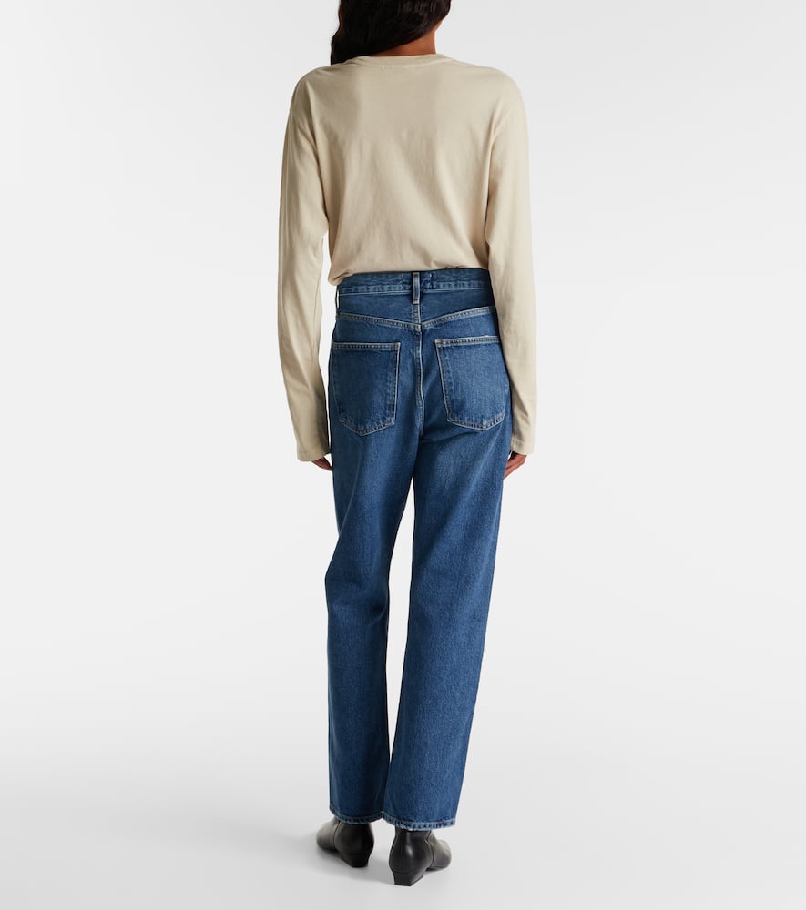 Agolde ‘90s Mid-rise Straight Jeans In Blue