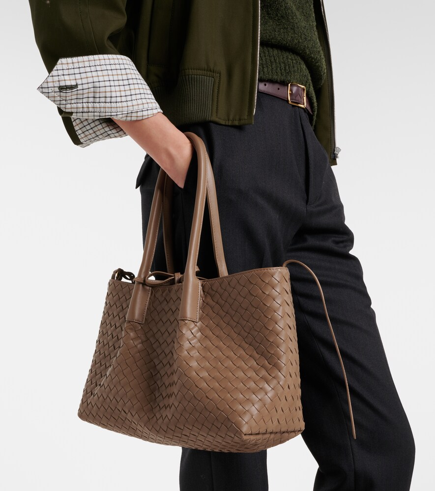 Bottega Veneta Pinacoteca Intrecciato leather tote bag