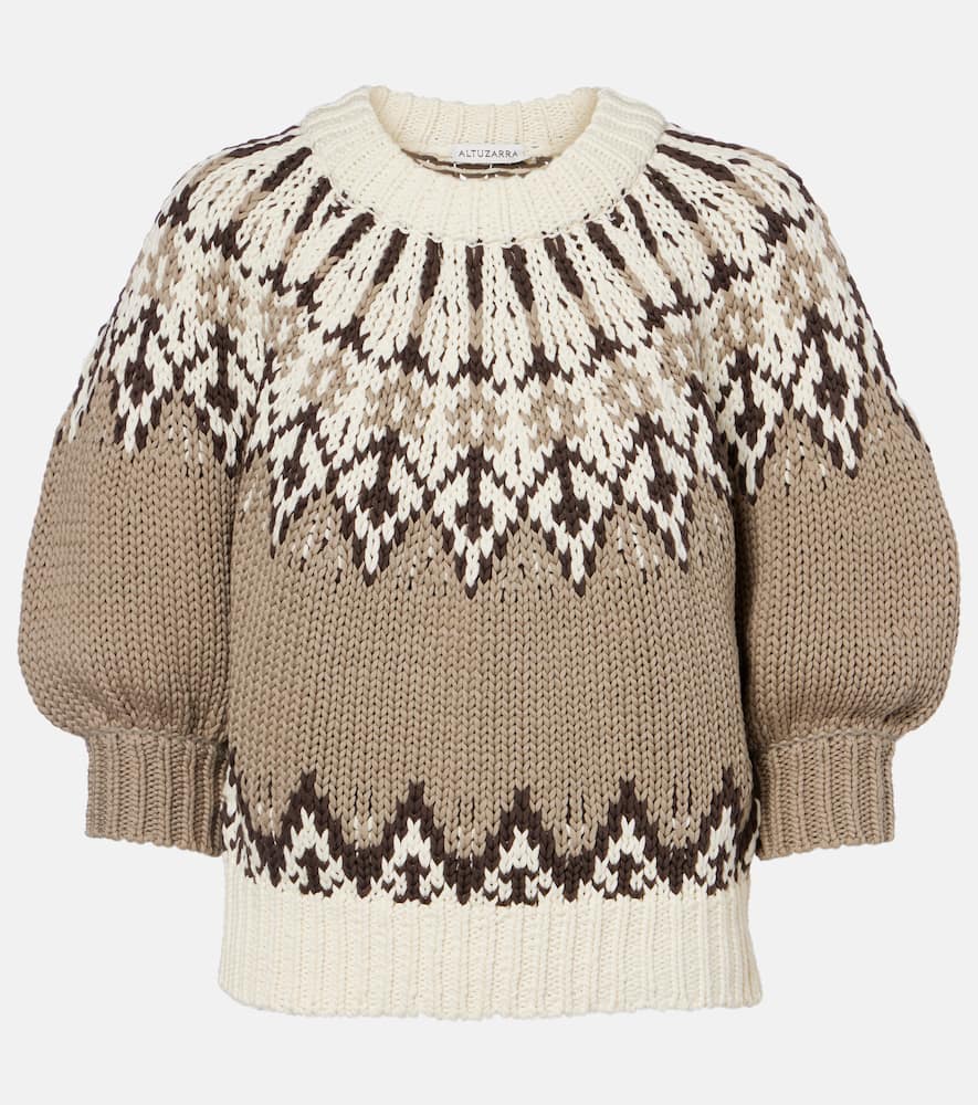 Altuzarra Cotton Sweater In Brown