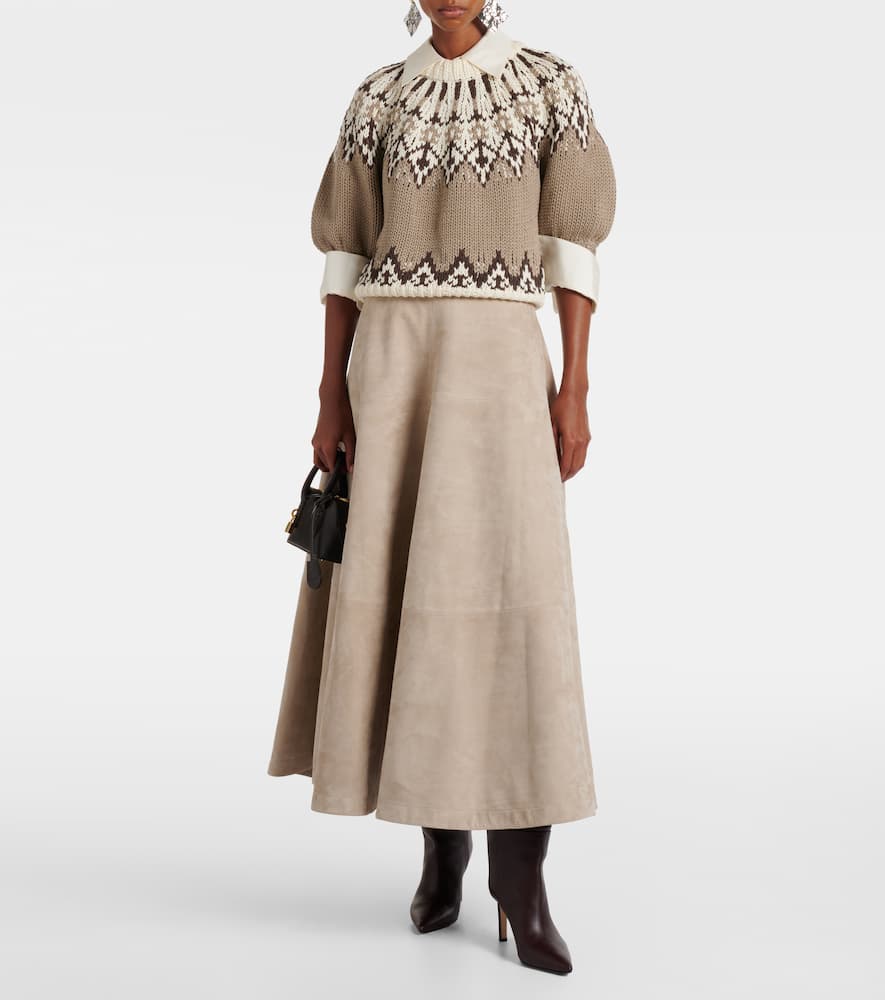 Altuzarra Cotton Sweater In Brown