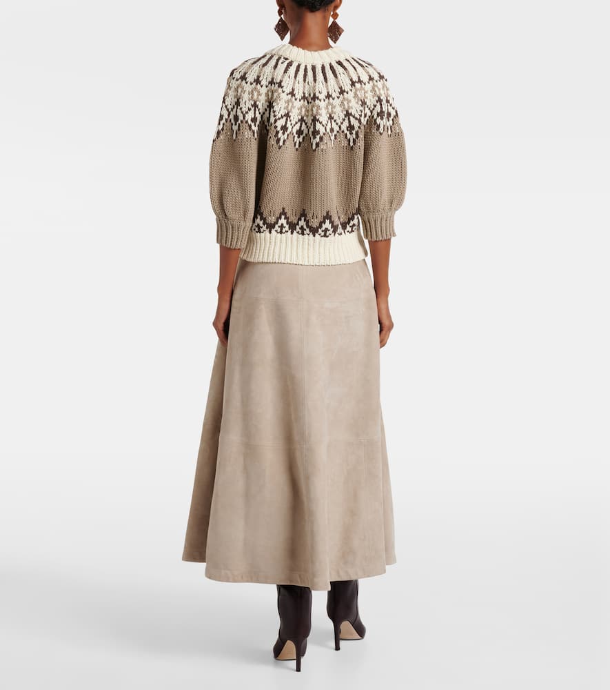 Altuzarra Cotton Sweater In Brown