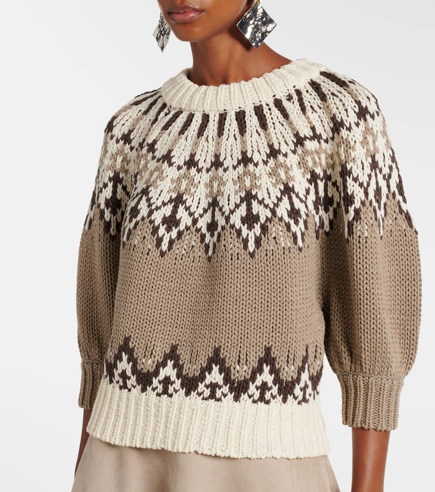 Altuzarra Cotton Sweater In Brown