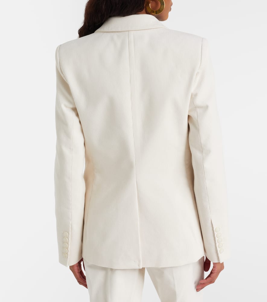Nili Lotan Marshal Cotton Corduroy Blazer In Neutral