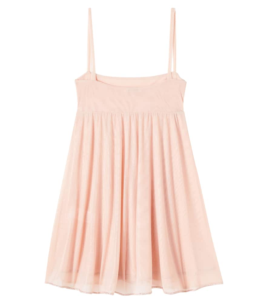 Oseree Oséree Kids Gathered Tulle Dress In Pink