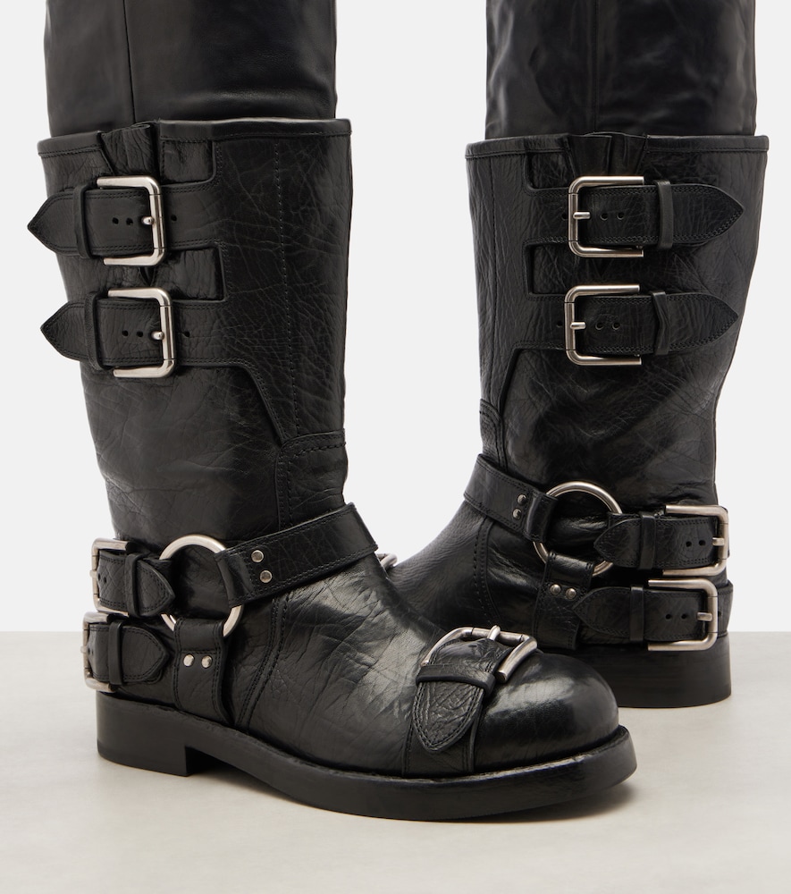  Dolce&gabbana Dolce&gabbana Leather Knee-high Boots 