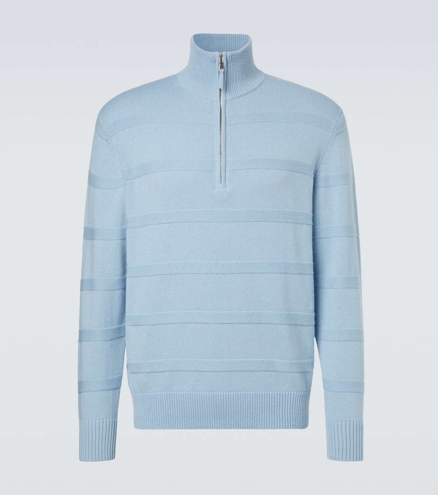 Allude Pull col roul en coton et cachemire 195 €