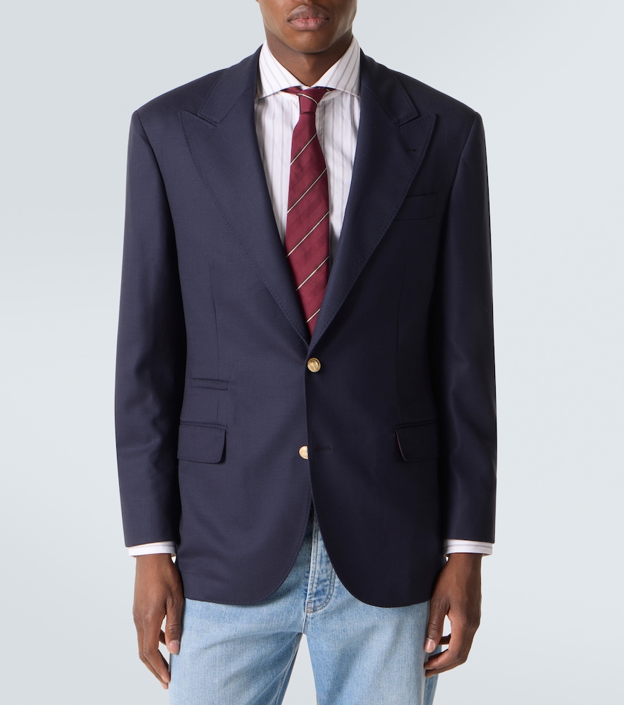  Brunello Cucinelli Brunello Cucinelli Virgin Wool Blazer 