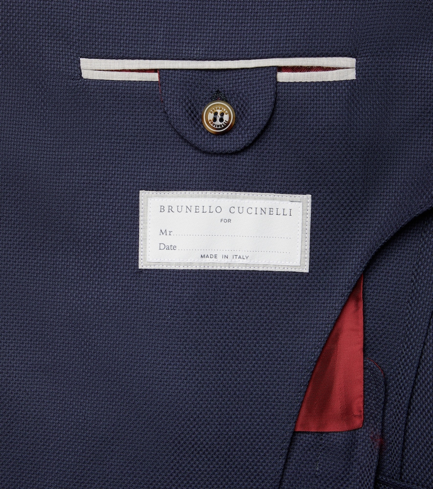  Brunello Cucinelli Brunello Cucinelli Virgin Wool Blazer 