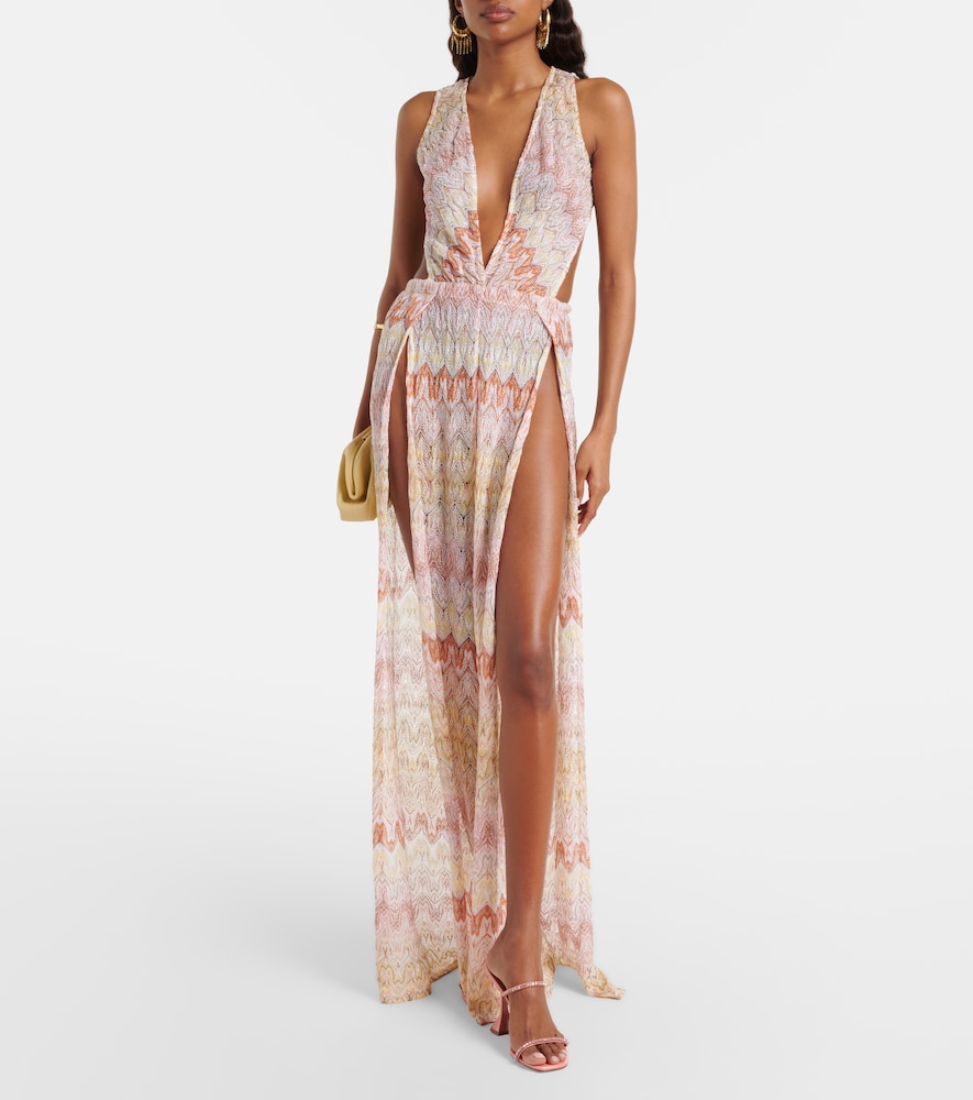  Missoni Missoni Open-back Lame Jumpsuit 