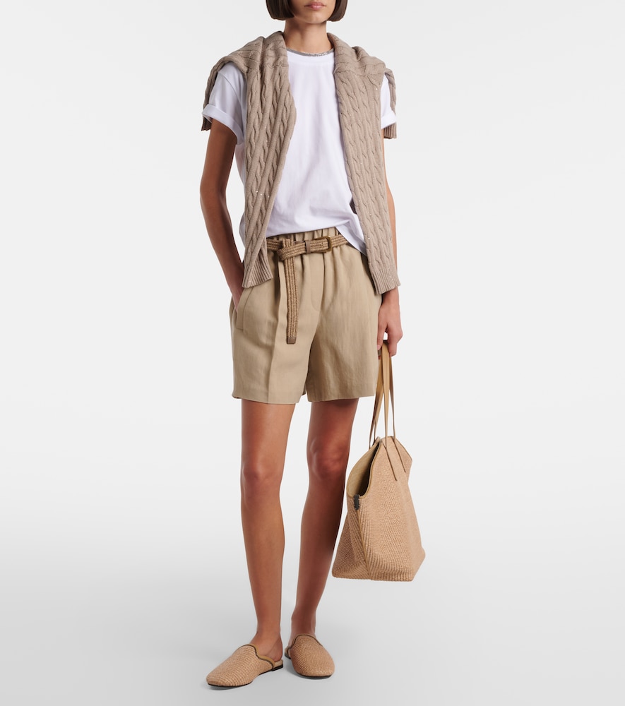  Brunello Cucinelli Brunello Cucinelli T-shirt Aus Einem Baumwollgemisch 